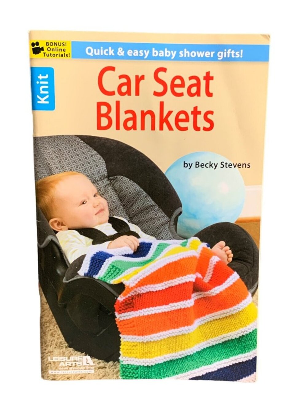 Knit Car Seat Blankets Pattern Book By Becky Stevens Knitting